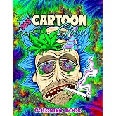 Stoner Coloring Book: Trippy Psychedelic Stoner 420 Coloring Pages For Adults With Many Favorite Characters For Stress Relief And Relaxation (German Edition)