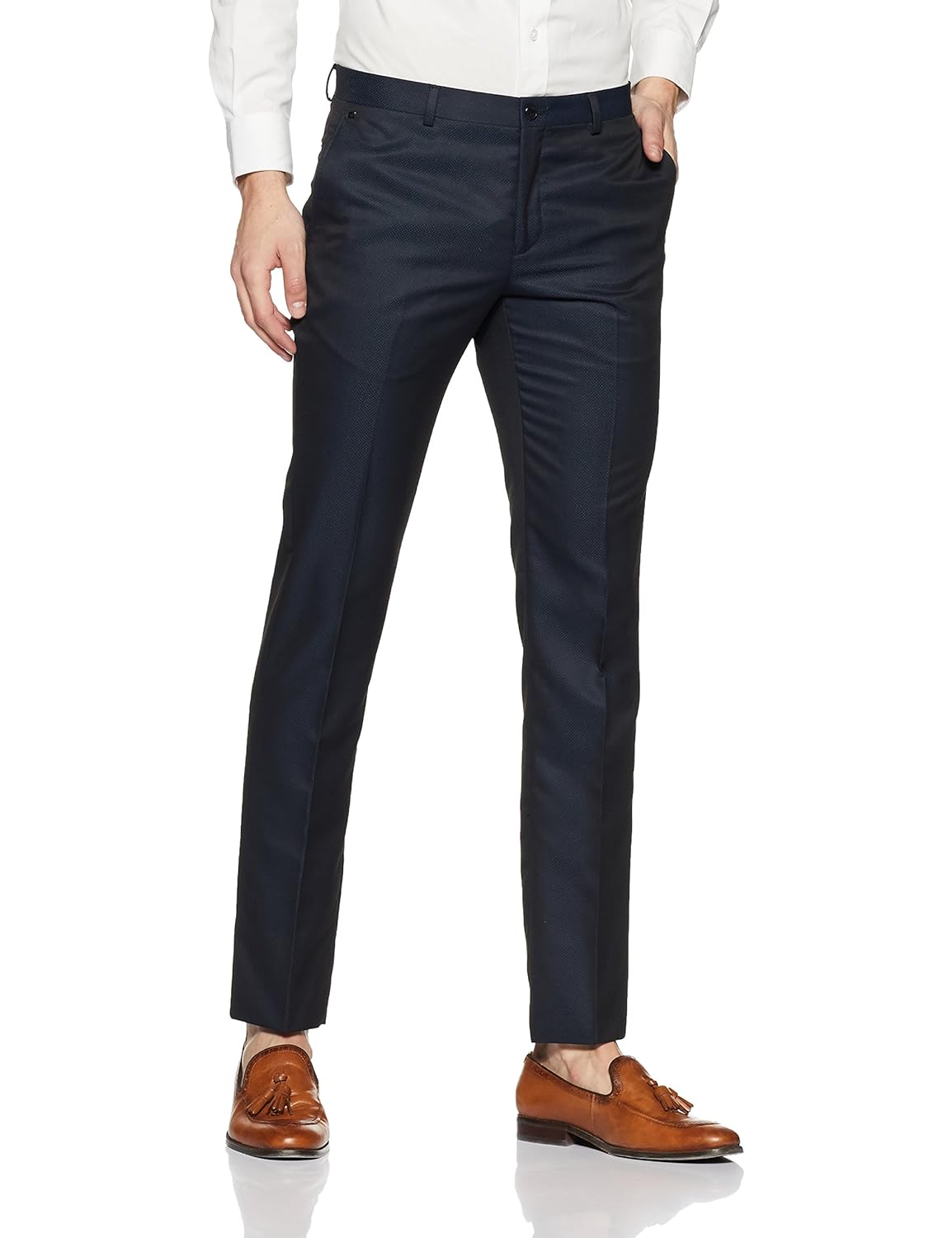 blackberrys men's skinny fit formal trousers