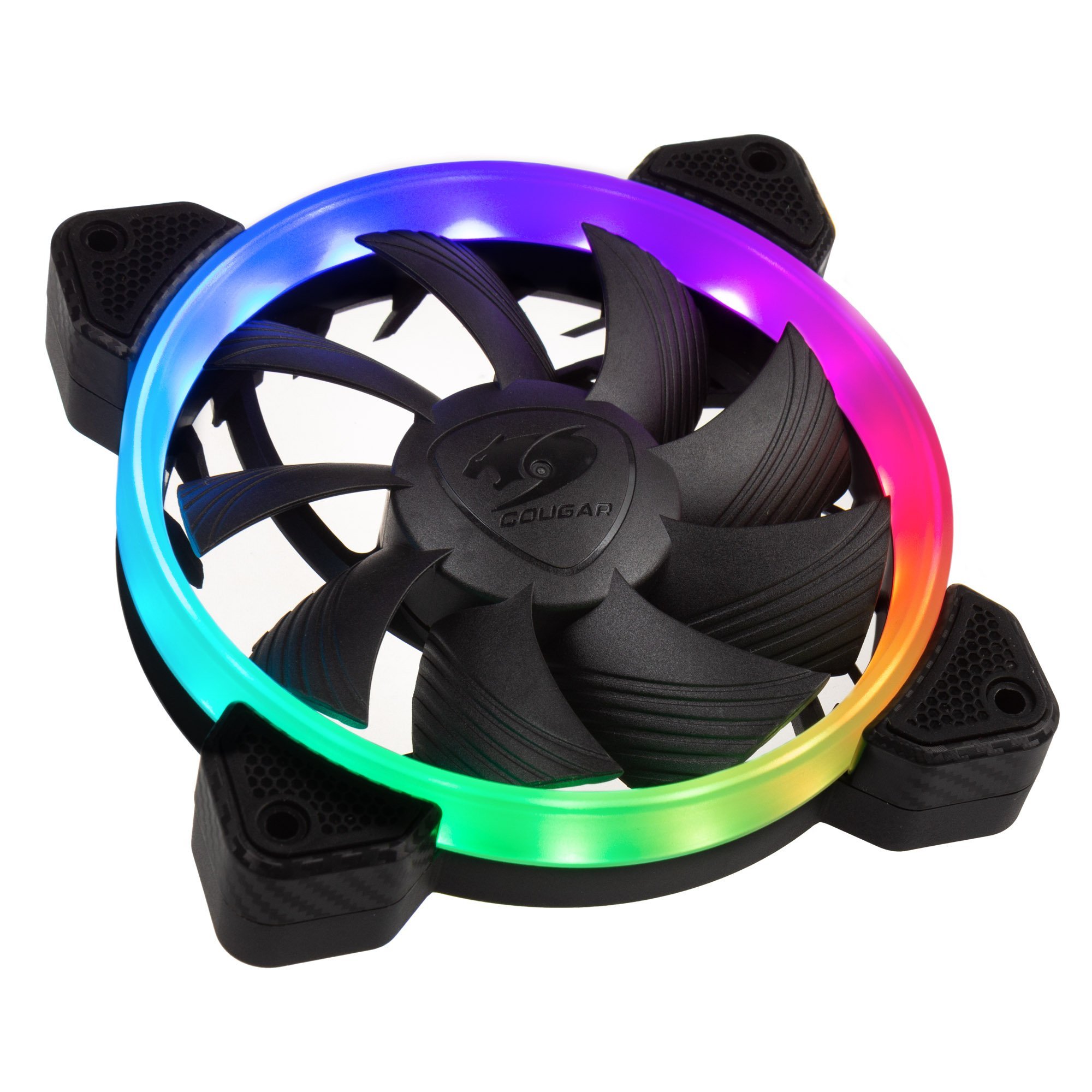Cougar Hydraulic Vortex RGB FCB 120 mm PMW HDB Cooling Fan with addressable RGB and Omnidirectional Lighting