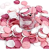 Nogeqi 200PCS Silk Rose Petals for Wedding Pink Mixed Flower Petals for Flower Girl Basket Aisle Scatter Dinner Table Centerpieces Party Bridal Shower Romantic Valentine's Day Decoration