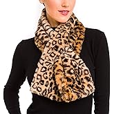 Fur Collar Scarf for Women Faux Fur Scarves Neck Shrug for Fall Winter Coat Dress