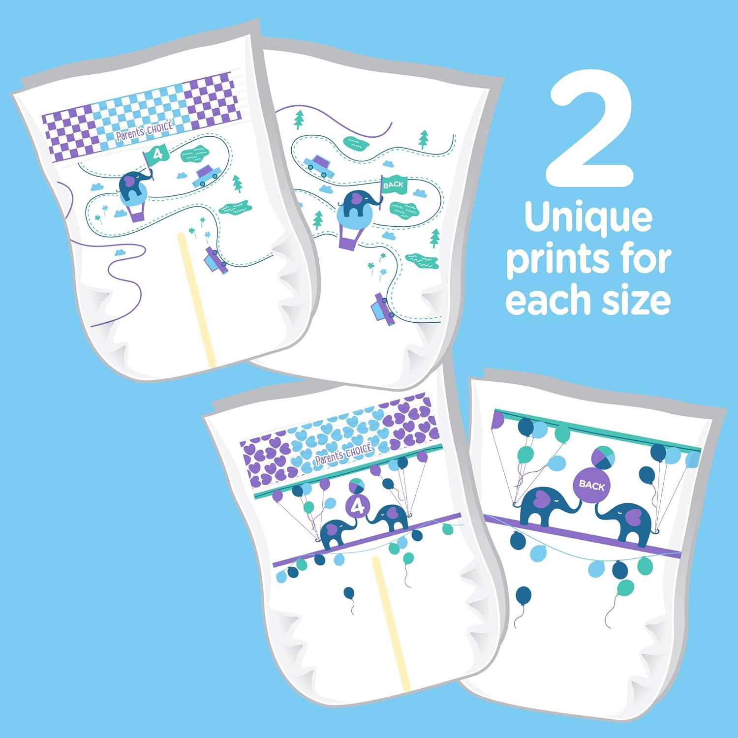 parents choice size 4 diapers