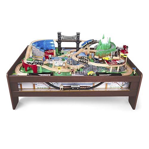 Imaginarium Metro Line Train Table, for Ages 3-7, 100 Piece Set in
