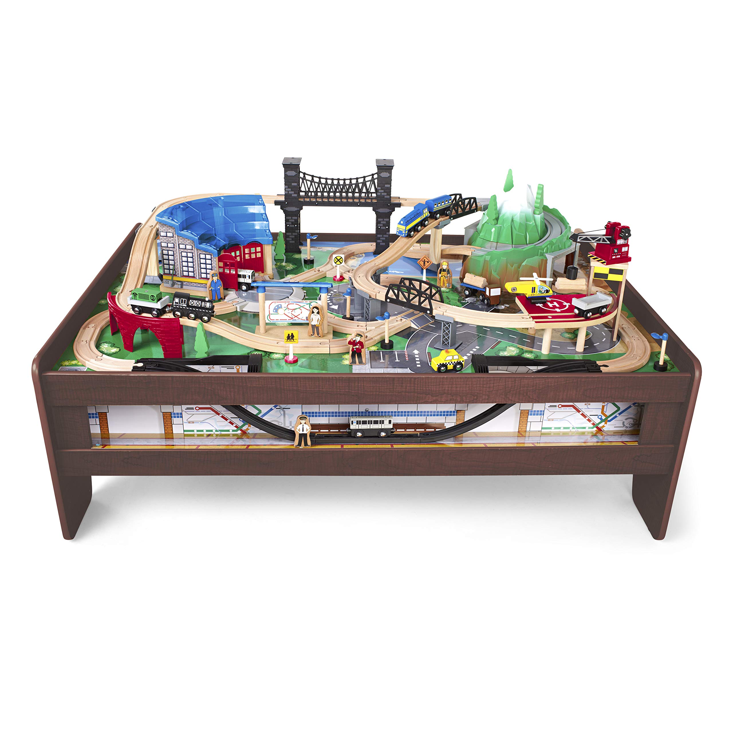 Imaginarium Metro Line Train Table, for Ages 3-7, 100 Piece Set in