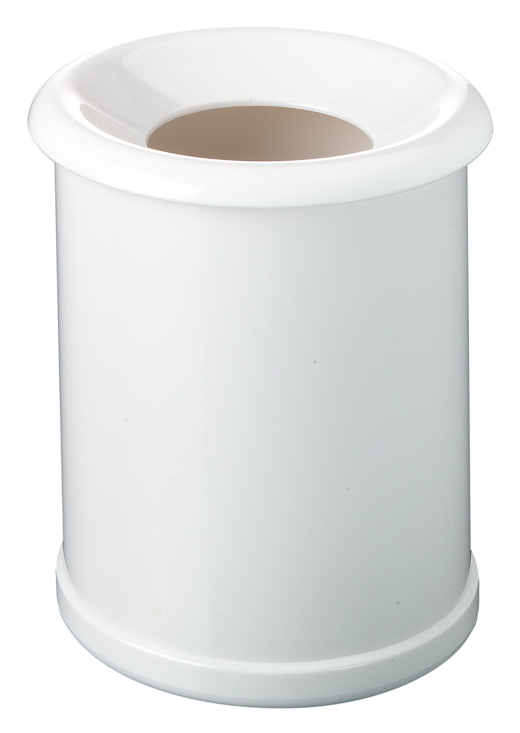 Westmark Table Rubbish Bin, Capacity: 1 Litre, Porcelain Appearance, Removable Lid, Plastic, White, 21202270