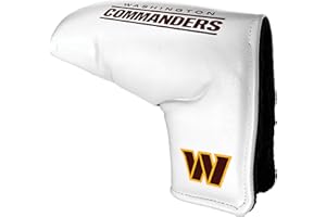 Team Golf NFL Team Golf NFL Tour Blade Putter Cover (White), Fits Most Blade Putters, Scotty Cameron, Taylormade, Odyssey, Titleist, Ping, Callaway