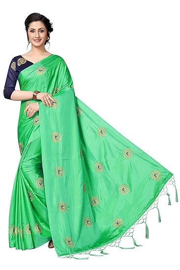 Winza Designer Art Silk with Blouse Piece Saree