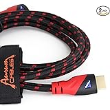 Aurum Ultra Series - High Speed HDMI Cable 25 Ft with Ethernet - Supports 3D & ARC [Latest Version] - 25 Feet - 2 Pack