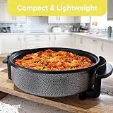 Quest 35410 30cm Electric Cooker Pan with Lid Non-Stick Aluminium view 6