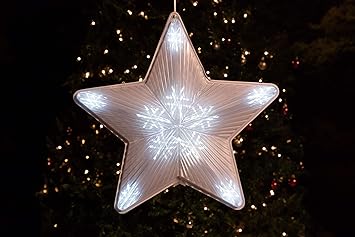 Christmas Window Decorations Multi Colour Star Window Silhouette