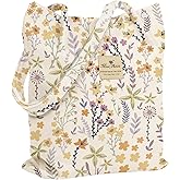 Miss Adola Corduroy Tote Bag for Women - Reusable Totes with Magnetic Buckle & Pocket Aesthetic Design Work Grocery Bags