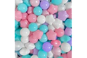 bebikim Ball Pit Balls 200/500/1000 Count Plastic Play Pit Balls for Baby Ball Pit,BPA Free Colorful Ball Pool Balls
