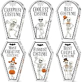 Renbuzhu 6PCS Halloween Costume Contest Skeleton Acrylic Trophies | Best Costume Awards Prizes Trophy Gifts Party Decorations Supplies