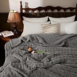 PU MEI Sherpa Throw Blanket for Couch Sofa