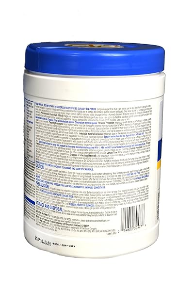 CLOROX HEALTHCARE BLEACH GERMICIDAL WIPES, 6″ X 5″, 150 COUNT CANISTER (PACKAGE MAY VARY)