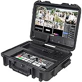 Osee GoStream Duet Kit All in One Pro Live Streaming Multi-Camera Video Mixer Switcher Recorder Player Kit 4 HDMI&amp;SDI in USB-C I/O with 14 Inch Monitor Built-in DC-to-Type C Cable NDI(Free Activated)
