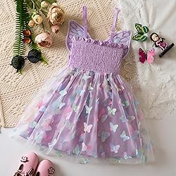 TTYAOVO Little Girl Butterfly Princess Dress Dreamy