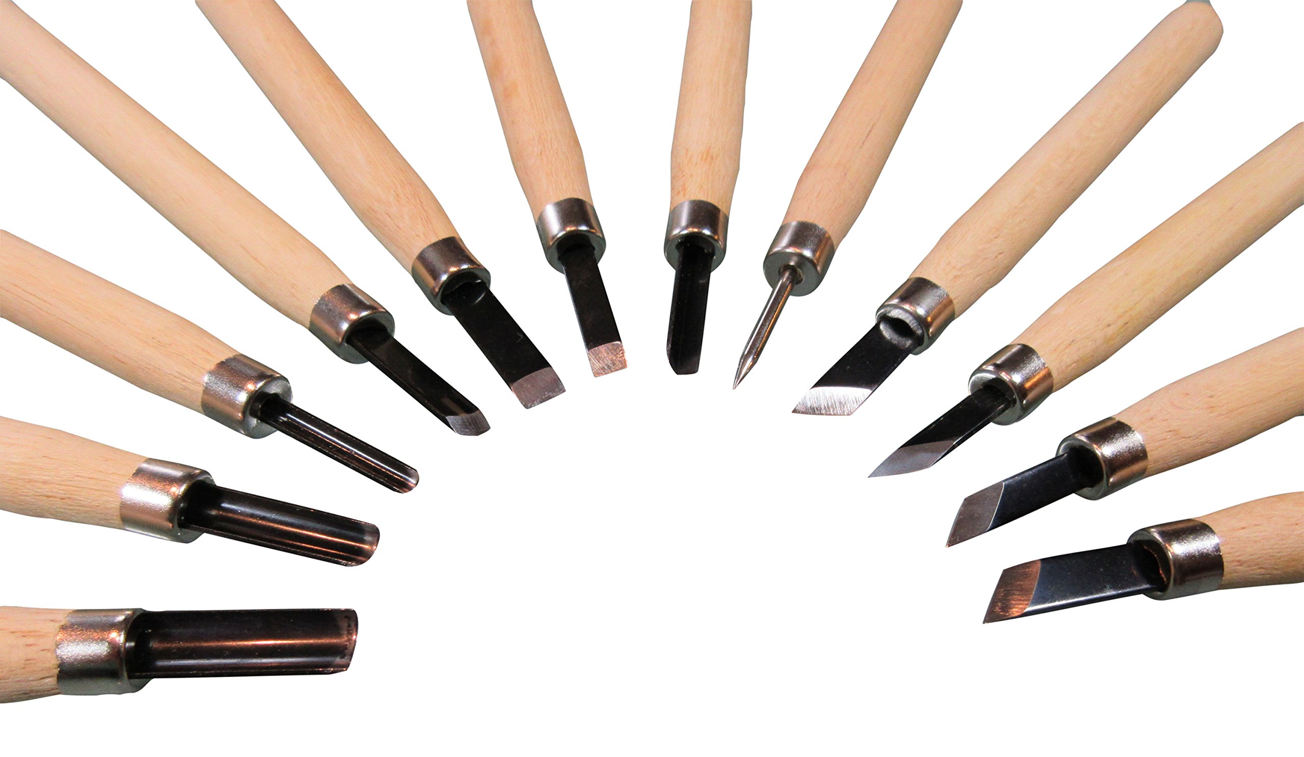 Wood Carving Tools Knife Kit - Kids & Beginners - 12 Set w ...