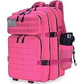 Military Tactical Backpack 45L/25L 3 Day Assault Pack Molle Daypack Hiking Backpack for Men and Women