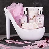 accentra Velvet Luxury Bath Set 6 Pc Ceramic Pump Lotion Shower Gel Spa Gift view 3