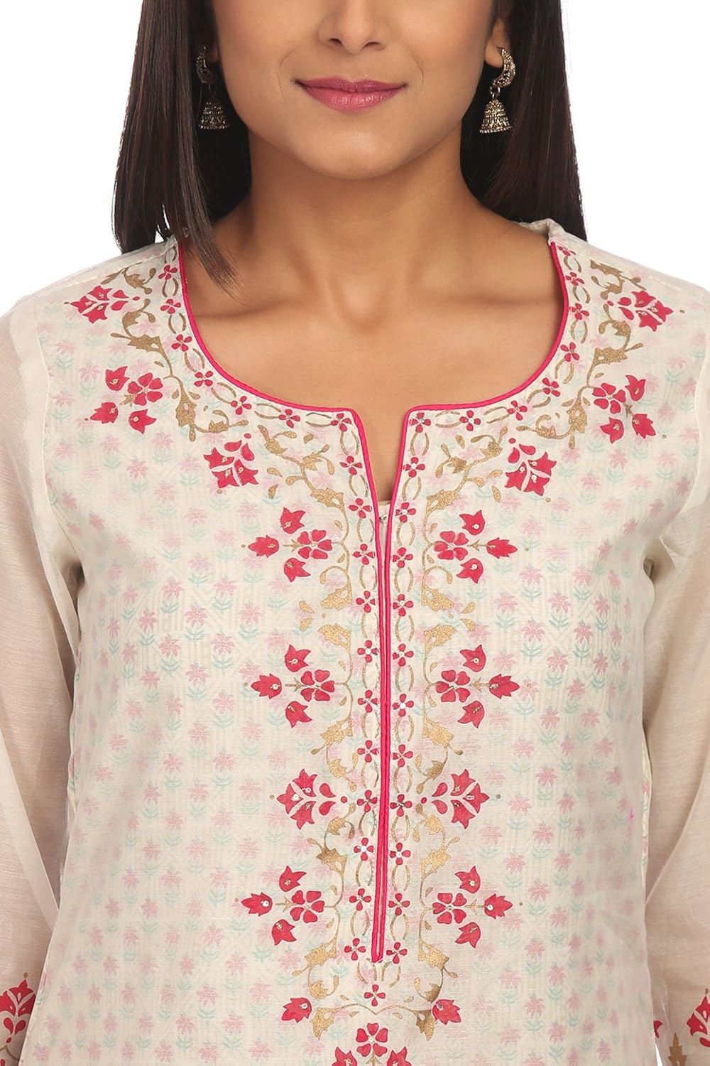 biba women's straight salwar suit