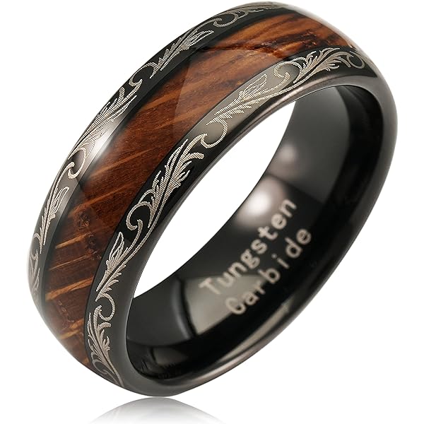 thumbnail image 2 of Rose Gold Tungsten – Napoleon Bands 2 of 12