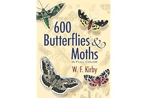 600 Butterflies and Moths in Full Color (Dover Pictorial Archive)