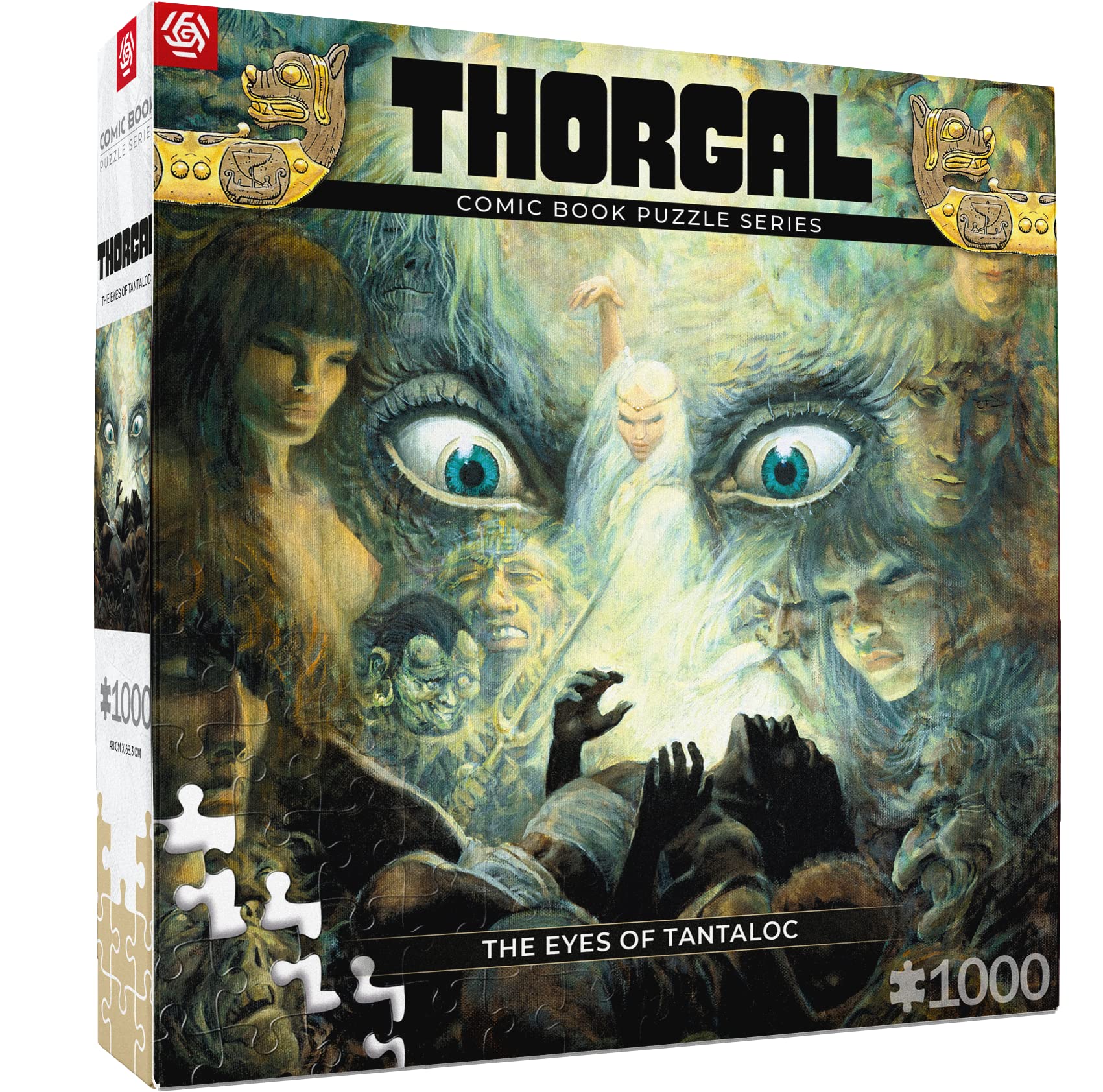 Good Loot Comic Book Puzzle Series Thorgal The Eyes of Tanatloc Jigsaw Puzzles Game puzzles for teens and adults Fun ideas Inspired by a comic strip | 1000 pieces | 68 x 48 cm