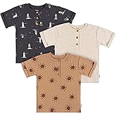 Gerber baby-boys Toddler 3-pack Short Sleeve Pocket Tees