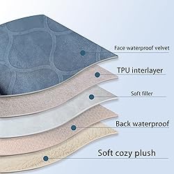 LPMOERA Reversible Couch Cover Waterproof Blanket