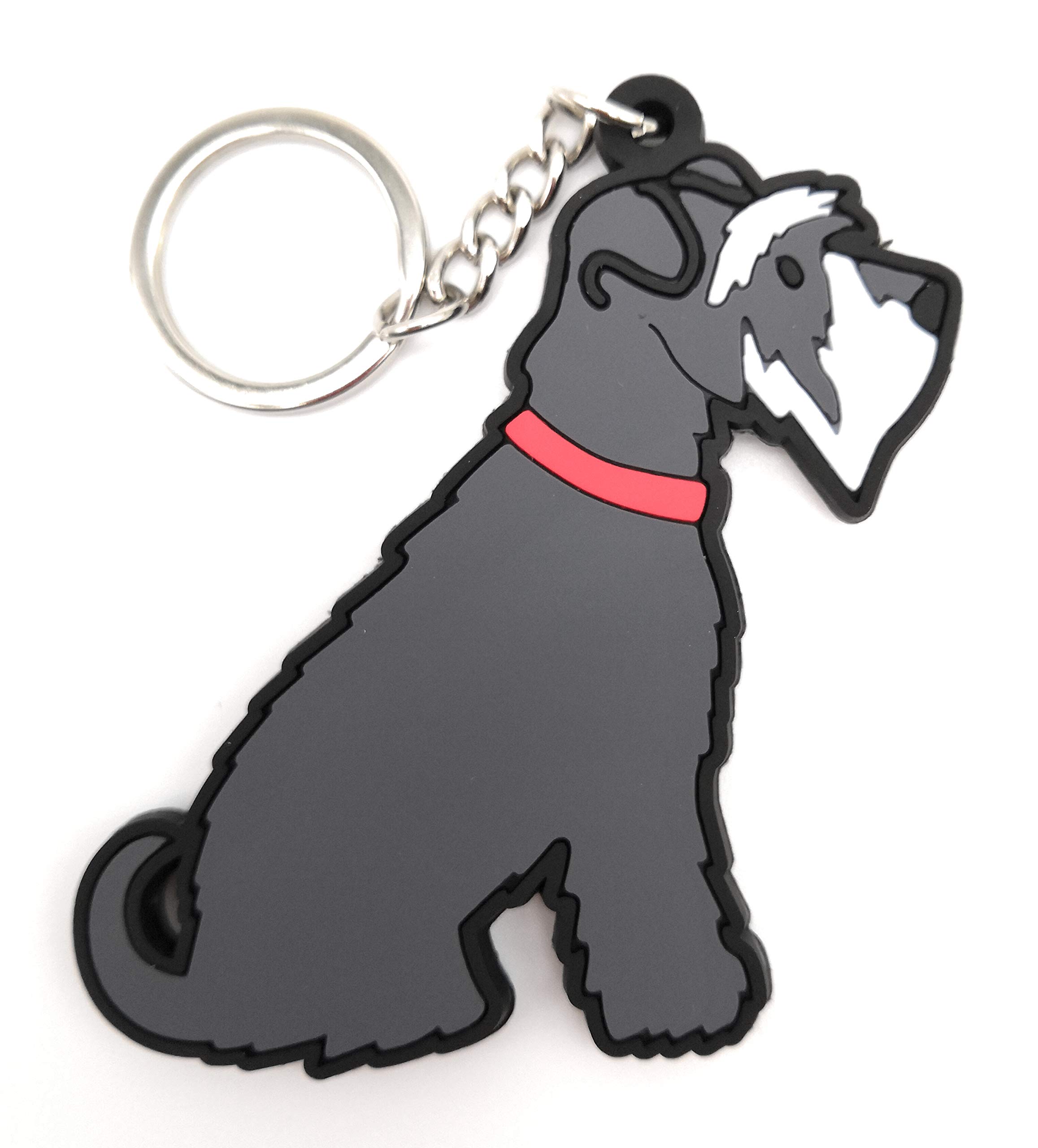 Sweet William Schnauzer Keyring