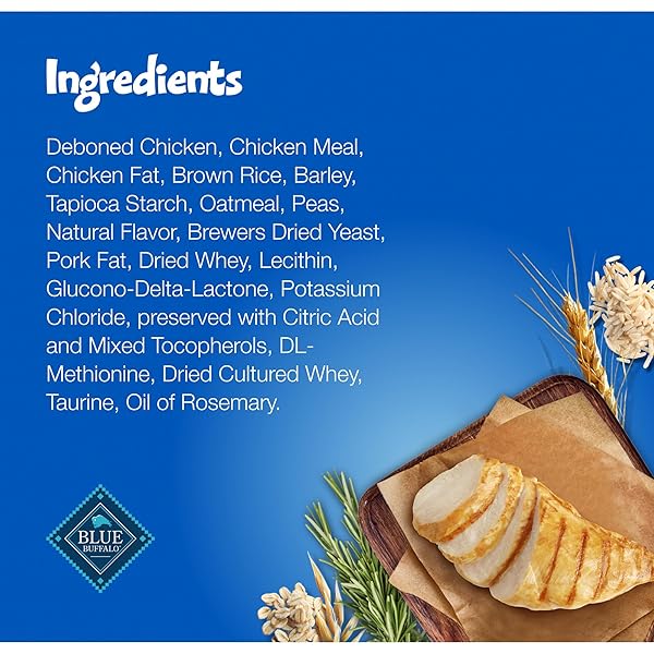 BLUE BUFFALO BURSTS CRUNCHY & CREAMY CAT TREATS, GREAT FOR TRAINING, PAW-LICKIN’ CHICKEN, 5-OZ BAG