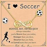 Miss Chipmunk Valentines Day Gifts for Her- Softball/Football/Volleyball/Soccer/Basketball Necklace for Girls,Sports Accessories Jewelry Gifts for Teen Girls Players Fan Coach Team