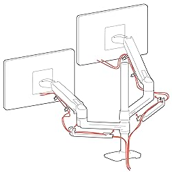 Ergotron – LX Vertical Stacking Dual Monitor