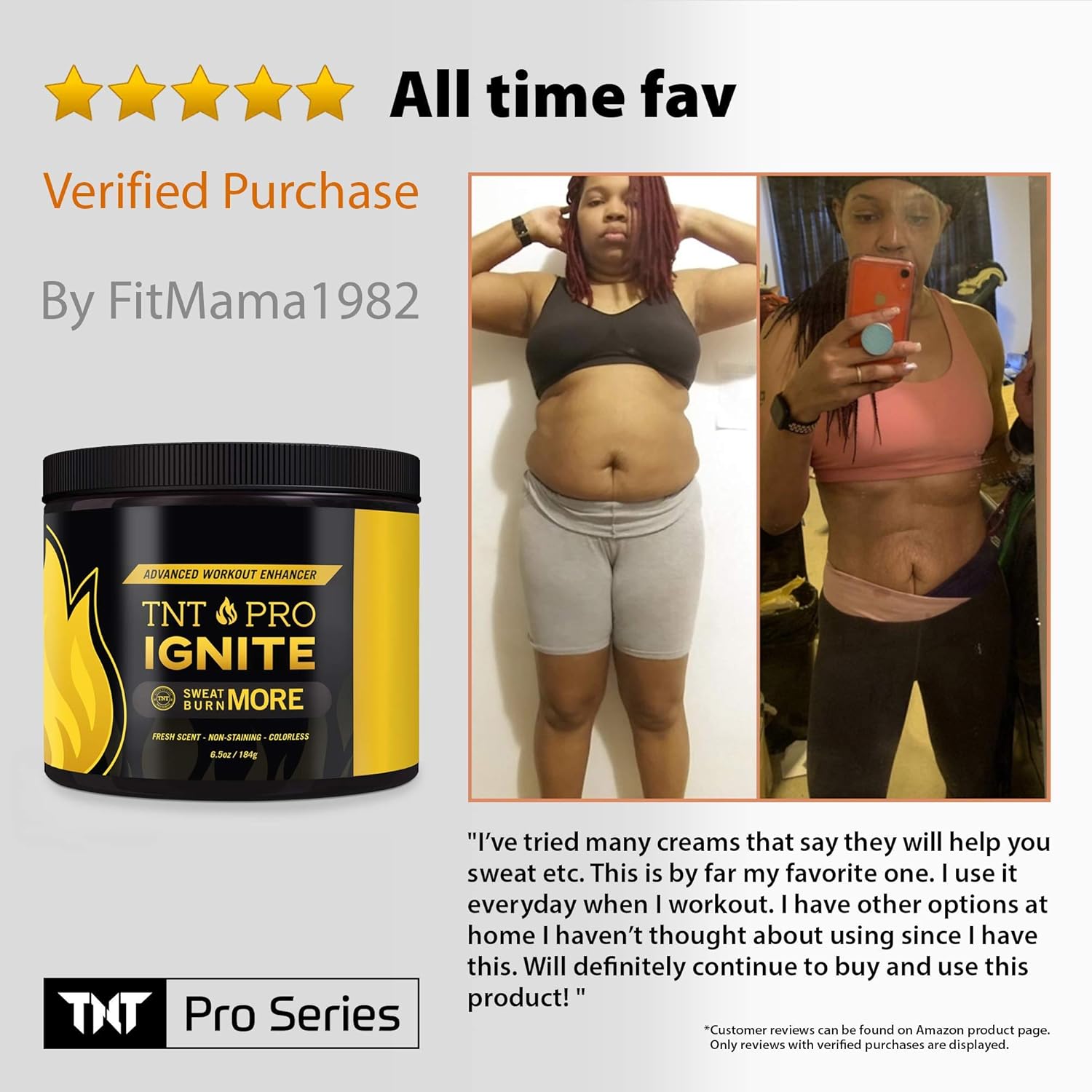 TNT Pro Ignite Stomach Fat Burner Body Slimming Cream with Heat Sweat Technology - Thermogenic Weight Loss Workout Enhancer: Health & Personal Care