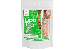 Bruizex Liposuction Tea: Lymphatic Drainage Natural Herbal Tea Blend, for Lymphatic System Recovery, Water Retention Relief, Post Surgery BBL & Tummy Tuck, Dandelion Root, Burdock Root, 30-Pack