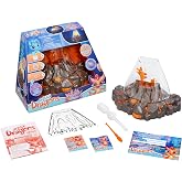 Animagic Aqua Dragons Volcano | Build an Aquatic Ecosystem, Watch Prehistoric Pets Hatch &amp; Grow | Science Kit with LED Light-Up Tank | Includes Exclusive RED Aqua Dragons | Ages 6+