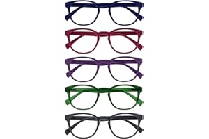 OPULIZE Pop Multipack Retro Round Smooth Matt Black Grey Mens Womens Reading Glasses Spring Hinges R2-17