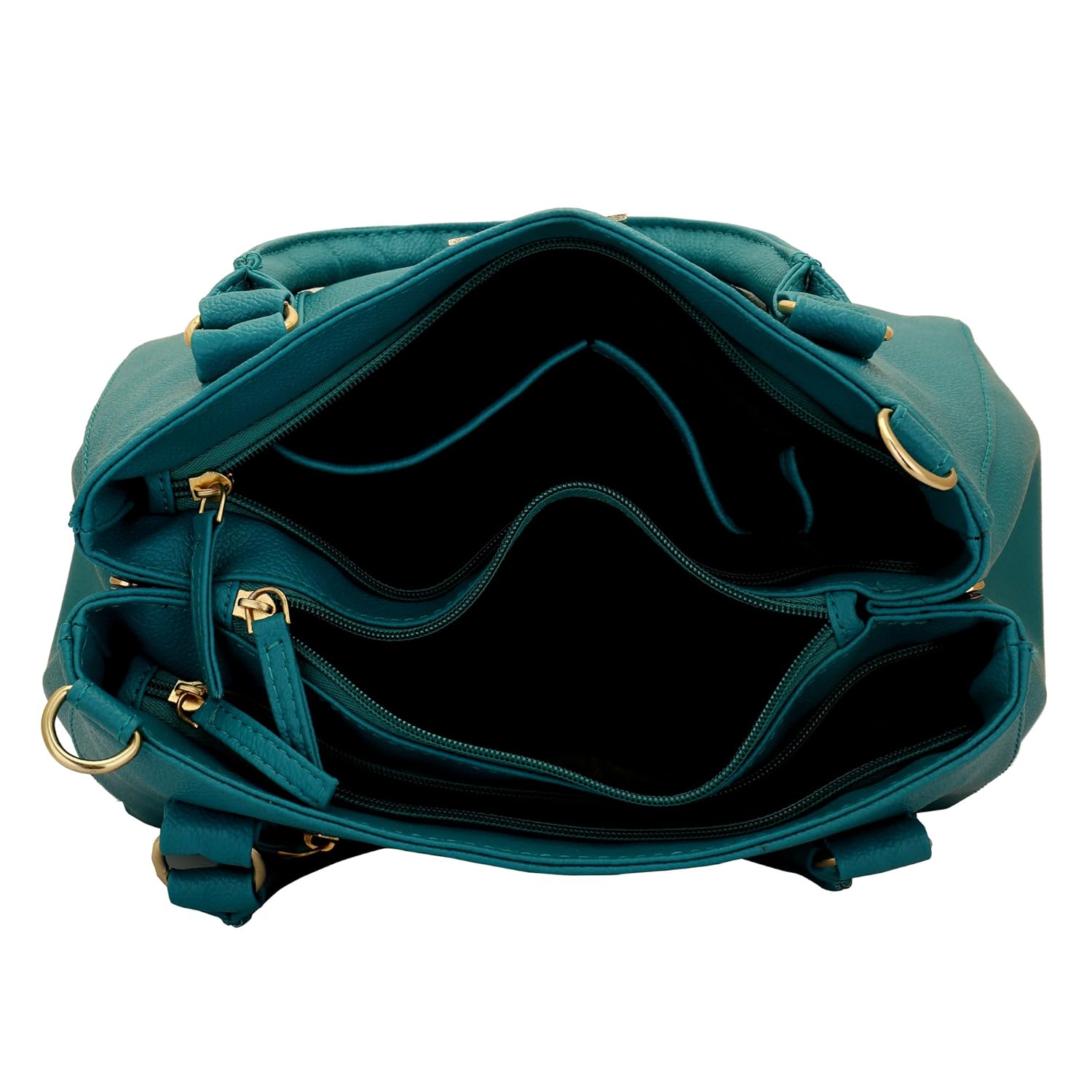 lapis o lupo women's handbag(turquoise, llhb0013tq)