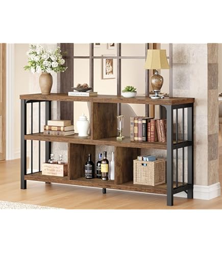 Sauder Misc Storage 4-Adjustable Shelf Horizontal Bookcase In Vintage - View #10