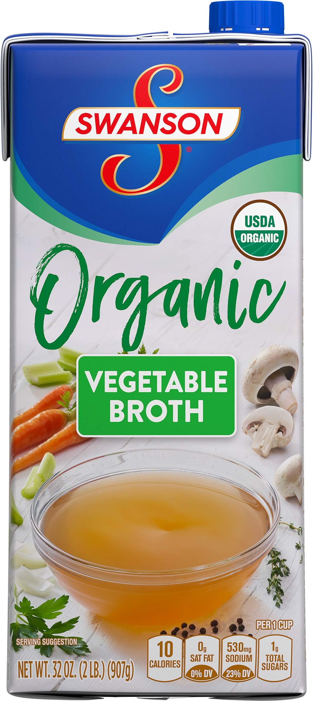 Swanson Organic Vegetable Broth, 32 oz. Carton Pricepulse