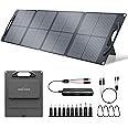 Ecosonique 100W/120W Portable Solar Panel with Adjustable Kickstands,22V MC4/12V DC/QC 3.0 USB-A USB-C(PD 60W)Foldable Solar Panel Charger and Detachable Power Hub,Waterproof Solar Panels for Camping