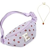I IHAYNER Christmas Gifts for Girls Kids Birthday Gifts for 3 4 5 6 7 8 9 10 11 12 13 Year Old Girls Small Initial Fanny Pack Belt Bag Purse Cute Personalized Trend Stuff (Purple-E)