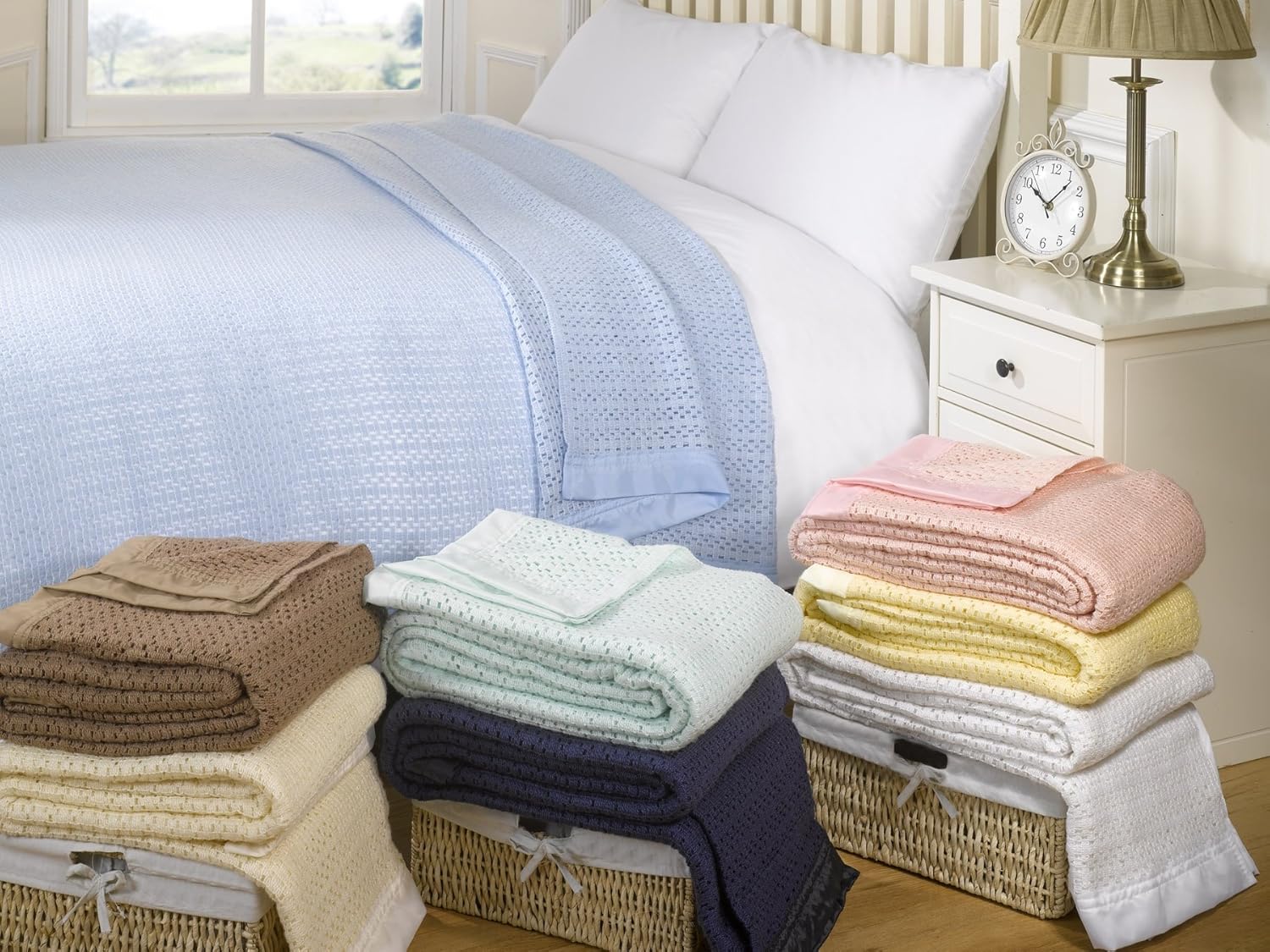 IRGE Stepp-Überwurf Mit Bändern Für Doppelbett – Gemütlicher Bettbezug In Klassischem Design