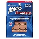 Mack’s Snoozers Silicone Putty Earplugs - 6 Pair – Comfortable, Moldable Silicone Ear Plugs for Sleeping, Snoring, Loud Noise and Traveling