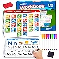 Preschool Learning Activities Educational Workbook: Preschool Handwriting Tracing Books | Autism Learning Materials | Alphabet Learning Toys | Pre k Workbooks | Montessori Busy Book for Kids Ages 3-5