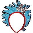 elope Thing 1 & 2 Glitter Costume Headband - Officially Licensed with Foam Glitter Hair
