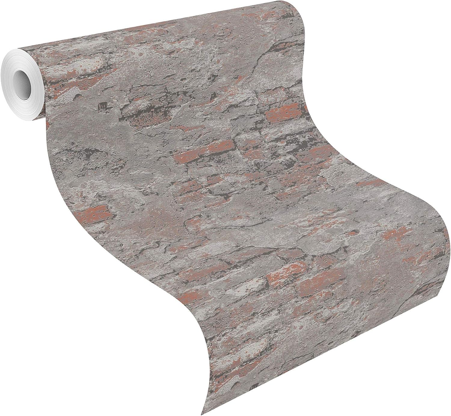 Rasch Tapeten Vliestapete (Modern) Grey Brown 10, 05 m x 0, 53 m Tapetenwechsel 625530, Dark Grey, 10.05 m x 0.53 m - Image 3