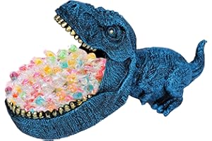 PUHOZN Dinosaur Candy Bowl Fun Candy Dish for Office Desk Decor Dinosaur Statue Key Bowl for Entryway Table Decorative Bowl for Home Decor Dino Bowls Funny Candy Bowl for Office Desk Big Mouth Sculpture