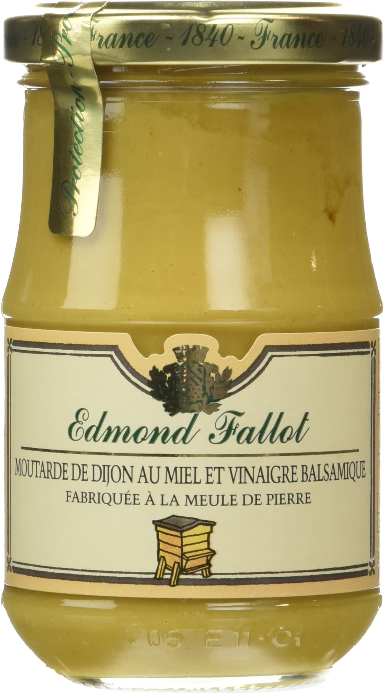 Fallot Dijon Mustard with Honey and Balsamic Vinegar 210 g (Pack of 4)